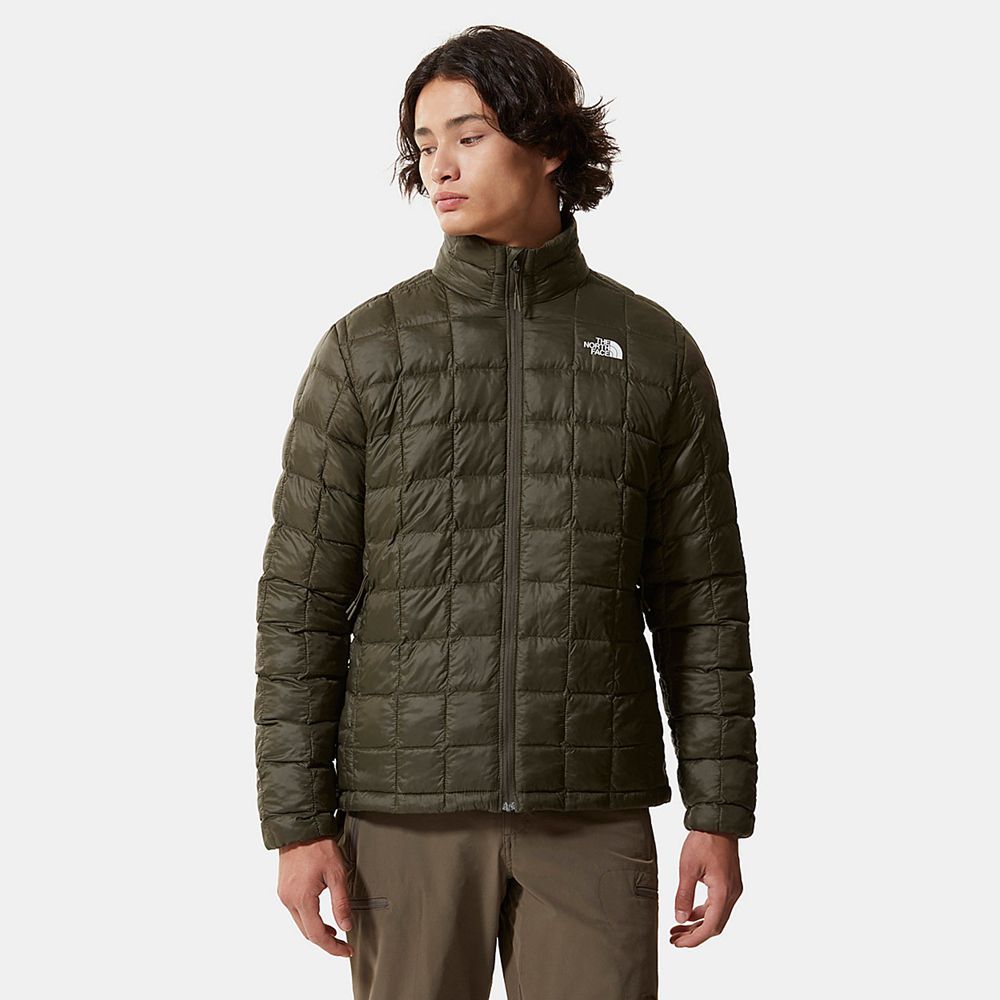 The North Face Insulated Jacket Mens Australia - The North Face Thermoball™ Eco 2.0 Green / White Hi